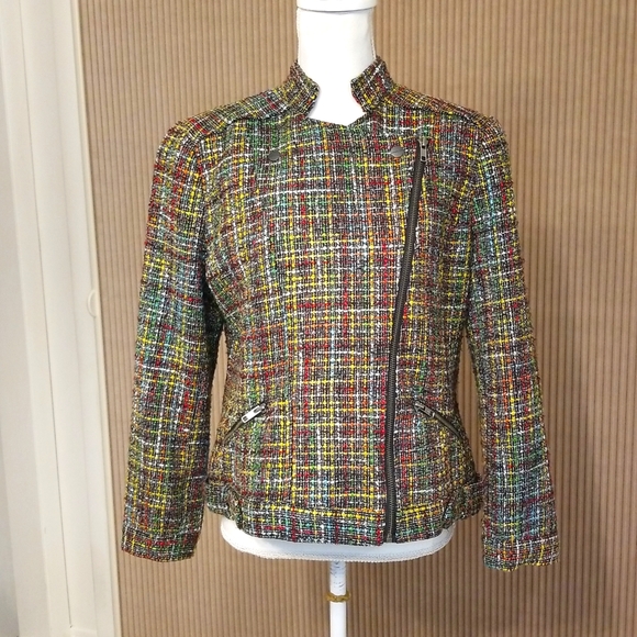 Coldwater Creek Jackets & Blazers - Coldwater Creek shaped Moto Jacket 14P